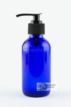 4 oz. Cobalt Blue Bottle W/ Pump