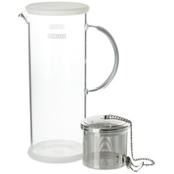 Lucent Glass Iced Tea Jug w/ Capsule Infuser