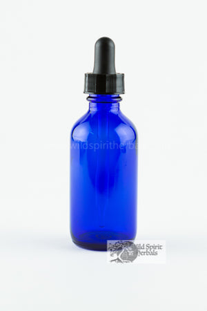 2 oz Cobalt Blue Bottle w/ Dropper