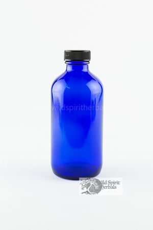 4 oz Cobalt Bottle w/ Lid