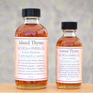 Island Thyme Aches & Pain Oil